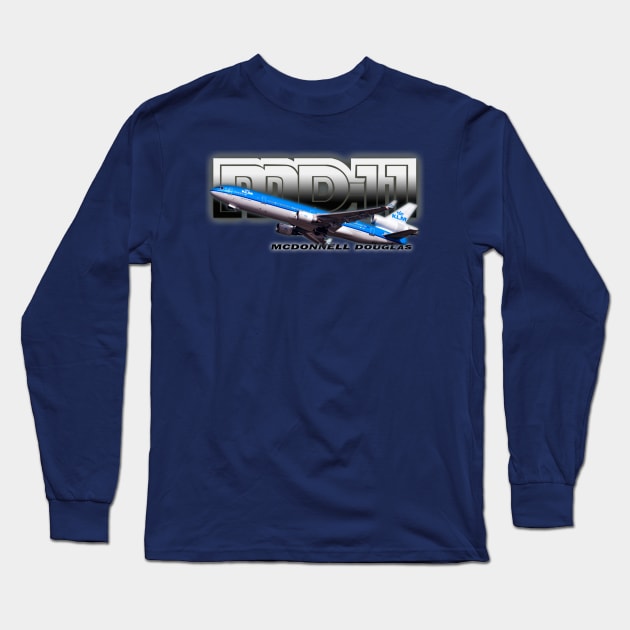 KLM MD-11 Long Sleeve T-Shirt by Caravele